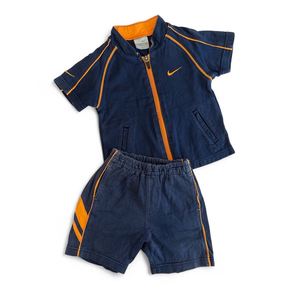 Nike Y2K Tracksuit Grey Tag 2Pc Outfit Euro Sz 80